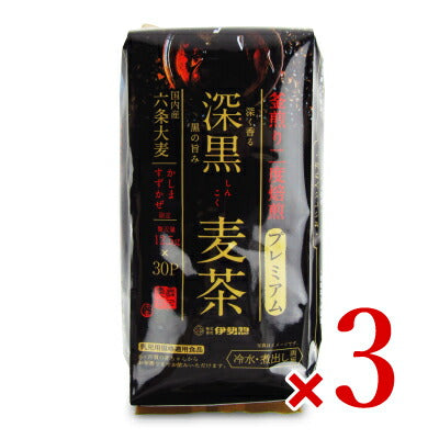 伊勢惣 深黒麦茶 12.5g×30P ティーバッグ
