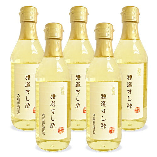 【最大2000円OFFクーポン配布中!楽天BLACKFRIDAY】内堀醸造美濃特選すし酢360ml×5本【すし酢寿司酢酢酢飯うちぼり内堀】