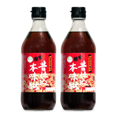《送料無料》甘強酒造昔仕込本みりん500ml×2個