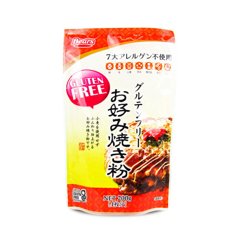 【GW限定まとめ買いクーポン配布中】熊本製粉グルテンフリーお好み焼き粉200g
