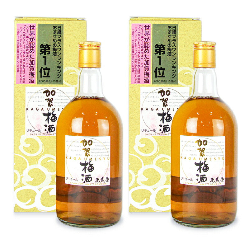 【マラソン限定!最大2000円OFFクーポン配布中!】《送料無料》小堀酒造店萬歳楽加賀梅酒720ml×2箱