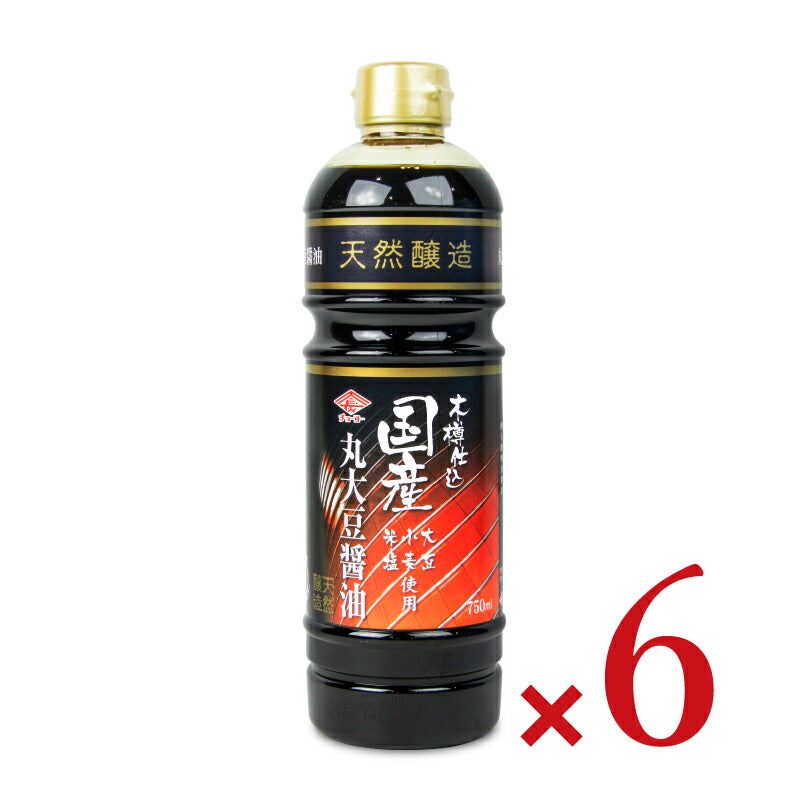 チョーコー醤油木樽仕込国産丸大豆使用醤油750ml×2本