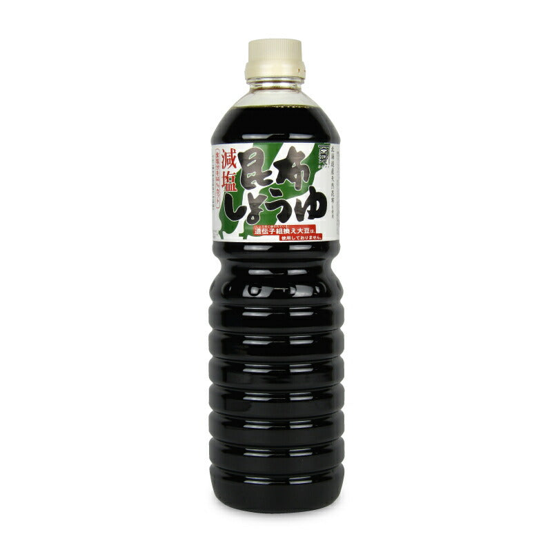 中村醸造元 減塩 昆布しょうゆ 1000ml – にっぽん津々浦々｜本店