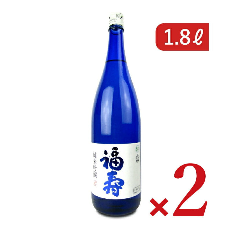 【マラソン限定!最大2200円OFFクーポン配布中】《送料無料》神戸酒心館福壽純米吟醸(箱入)1800ml×2本