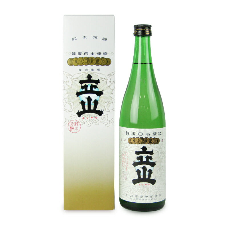 【マラソン限定!最大2200円OFFクーポン配布中!】立山酒造兵庫山田錦純米吟醸立山720ml