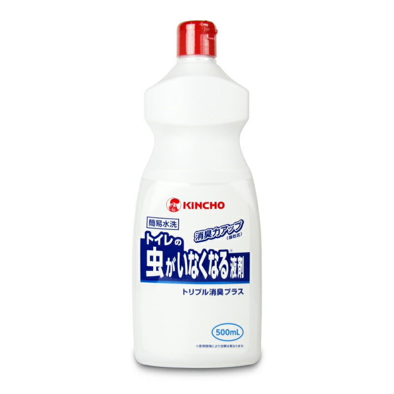 【マラソン限定!最大2160円OFFクーポンプレゼント!】大日本除虫菊金鳥KINCHOトイレの虫がいなくなる液剤トリプル消臭プラス500ml