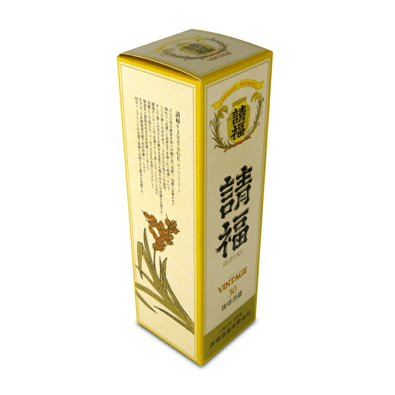 【マラソン限定!最大2000円OFFクーポン配布中!】《送料無料》請福酒造請福ビンテージ泡盛30度720ml3年古酒