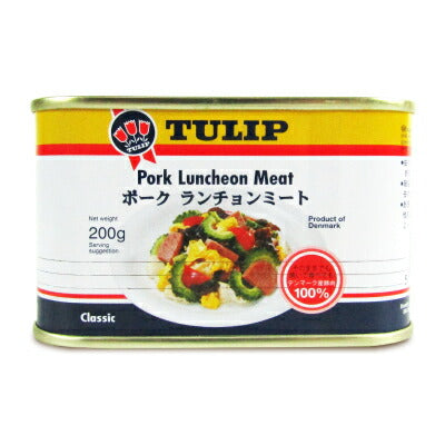 明治屋 TULIP チューリップ ランチョンミート 缶 200g – にっぽん