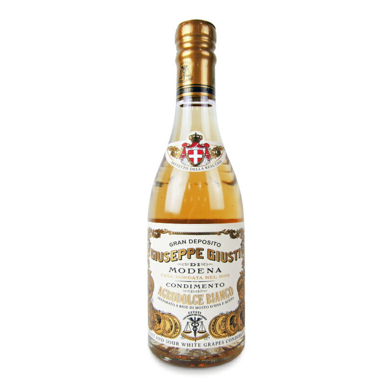 ジャパンソルト GIUSTI ジュスティ ホワイトバルサミコ酢 250ml 