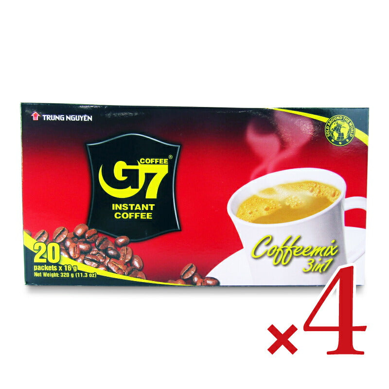 G7 インスタントベトナムコーヒー カフェオレ 3IN1 16×20袋