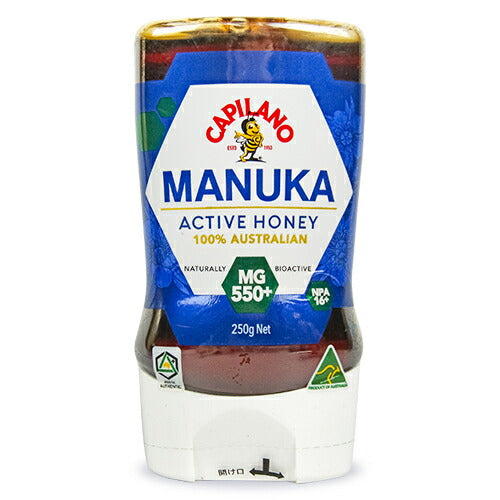 明治屋 カピラーノ アクティブマヌカハニー MG550+ 250g – にっぽん