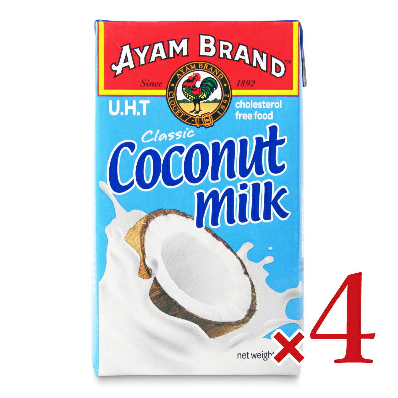 【最大2000円OFFクーポン配布中!!】《送料無料》アヤムココナッツミルク1000ml×4個【マラソン~4/1101:59まで!】