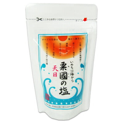 沖縄?海塩研究所粟國の塩天日100g