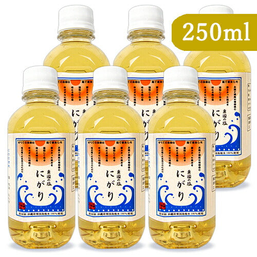 《送料無料》沖縄海塩研究所粟國のにがり250ml×6本
