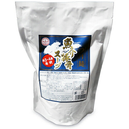あみ印つけ麺魚介豚骨スープ1kg