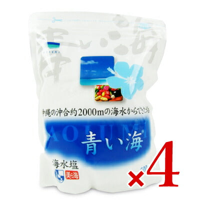 【マラソン限定!最大2,000円OFFクーポン配布中!】青い海沖縄の海水塩青い海500g