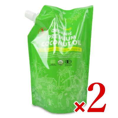 ココウェル 有機プレミアムココナッツオイル 460g(500ml) 有機JAS