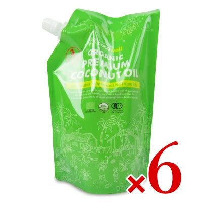 ココウェル 有機プレミアムココナッツオイル 460g(500ml) 有機JAS