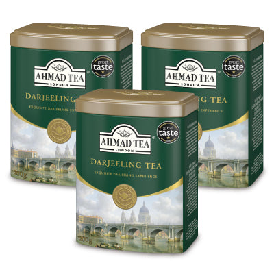 富永貿易 AHMAD TEA アーマッドティー 紅茶 ダージリン リーフティー 200gリーフ 缶