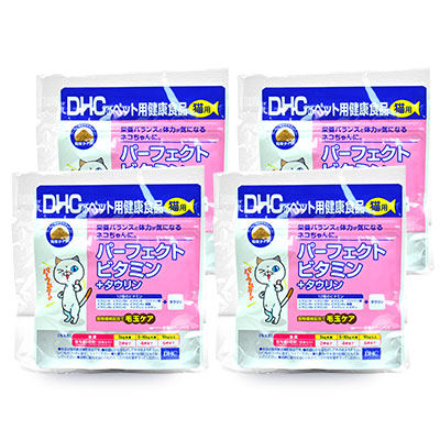 《メール便で送料無料》DHCパーフェクトビタミン+タウリン64g×4個粉末