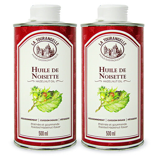 【10/20-25限定!まとめ買いクーポン】《送料無料》ラ・トゥランジェルハシバミ(ヘーゼルナッツ)オイル500ml×2本
