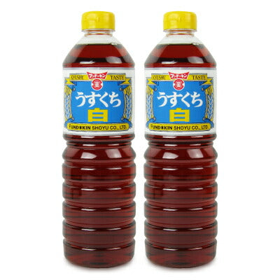 【マラソン限定!最大2000円OFFクーポン!】フンドーキン醤油うすくち白1L