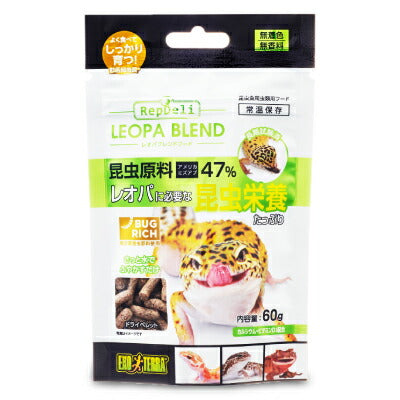 GEX ジェックス レオパブレンドフード 60g ペットフード – にっぽん