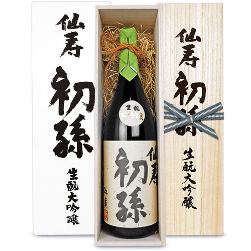 《送料無料》東北銘醸初孫大吟醸仙寿1.8L