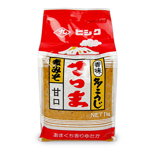藤安醸造 ヒシク 香味多こうじ 麦みそ 甘口 1kg – にっぽん津々浦々｜本店