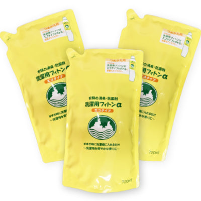 洗濯用フィトンαエコタイプ詰替用720ml3個セット