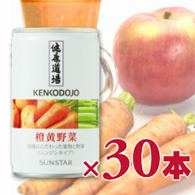サンスター健康道場橙黄野菜缶160g×30本入り【にっぽん津々浦々】