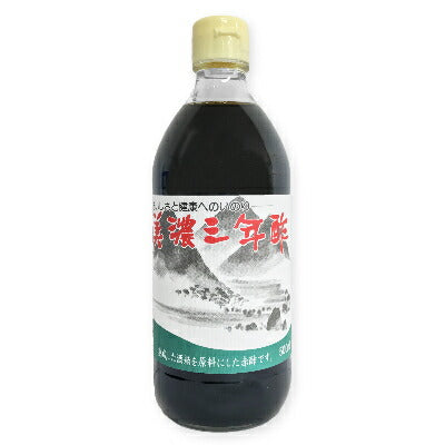 内堀醸造 美濃三年酢 500ml 【三年酢 赤酢 粕酢 お酢 うちぼり 内堀