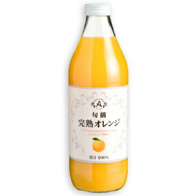 アルプス旬摘完熟オレンジジュース1L【にっぽん津々浦々】