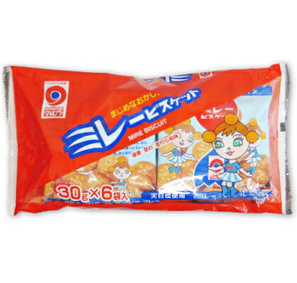 野村煎豆加工店4連ミレービスケット30g×6袋【にっぽん津々浦々】