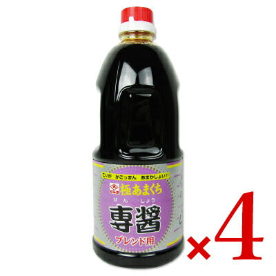 【SS限定!最大2000円OFFクーポン】藤安醸造ヒシク極あまくち専醤1L×4本