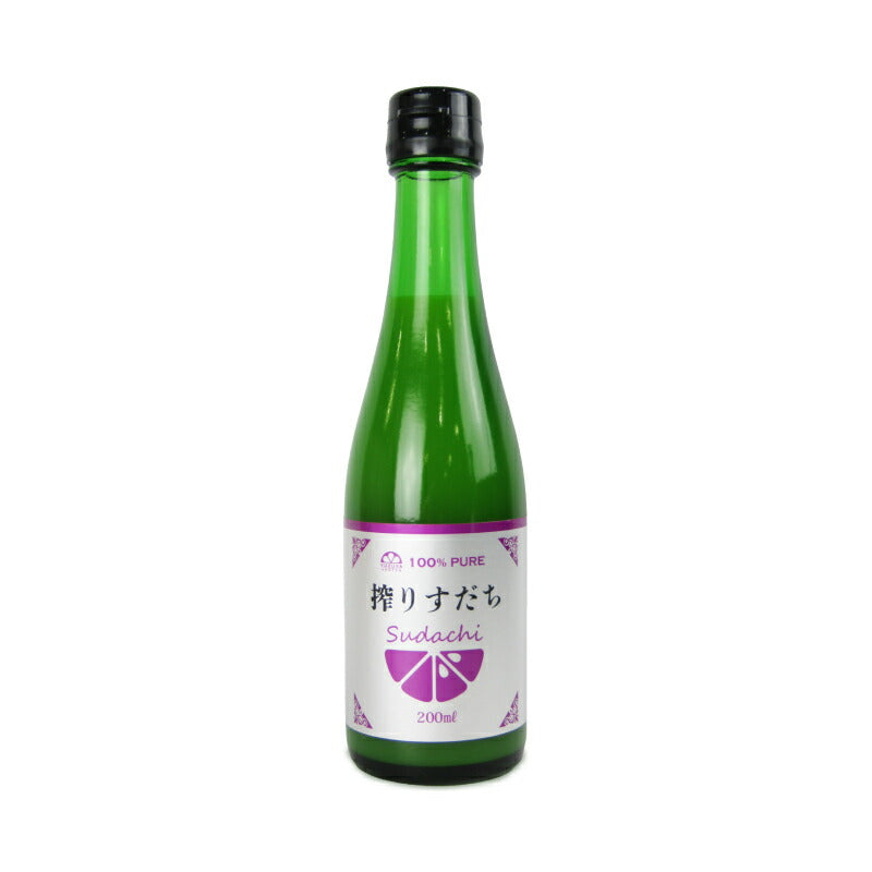 柚子屋本店搾りすだち200ml【にっぽん津々浦々】