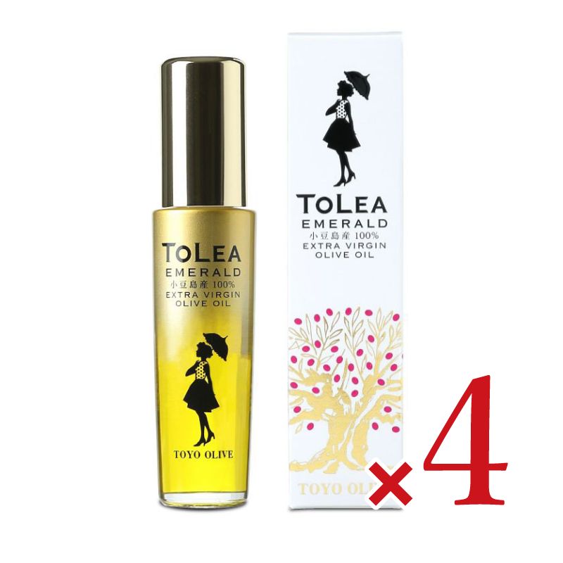 《送料無料》東洋オリーブトレアエメラルドエキストラバージンオリーブオイル40ml(化粧品)×4個