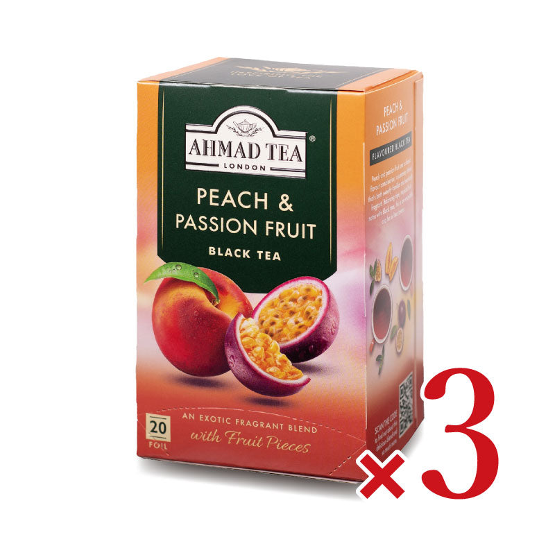 富永貿易 AHMAD TEA アーマッドティー ピーチ&パッションフルーツ 2gティーバッグ × 20袋