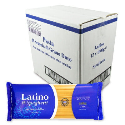 【マラソン限定!最大2,000円OFFクーポン配布中】ラティーノNo.6スパゲッティ1.65mm1kg×12個セットケース販売
