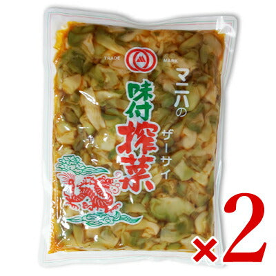 マニハ食品味付けザーサイ1kg×2袋