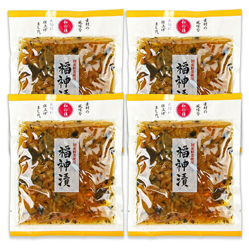 《メール便選択可》マルアイ食品和の膳国産福神漬100g×4袋《賞味期限2021年11月25日》