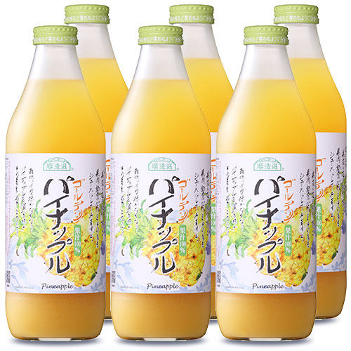 マルカイ 順造選 パイナップル 1000ml × 6本