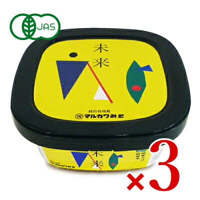 【マラソン限定!最大2000円OFFクーポン!】マルカワみそ自然栽培みそ未来有機JAS認証400g