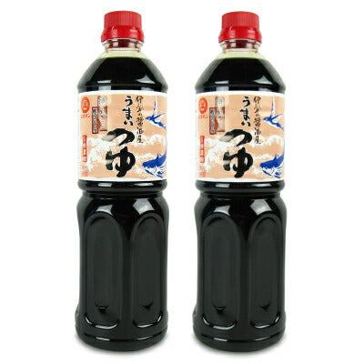 ミエマン醤油西村商店焼あごと鰹の旨みうまいつゆ1000ml