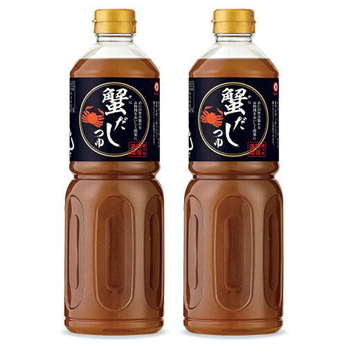 マルキン蟹だしつゆ1L×2本