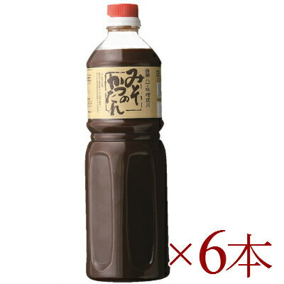 盛田かがやイチミツボシみそかつのたれ×6本【にっぽん津々浦々】