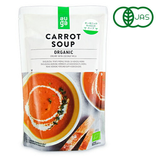 【マラソン限定!最大2000円OFFクーポン配布中!】むそう商事AUGAオーガニックキャロットスープ400g有機JAS