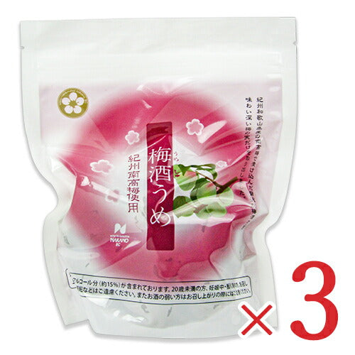 【12/1は食フェス!お買得クーポン配布中!】中野BC梅酒うめ300g×3袋