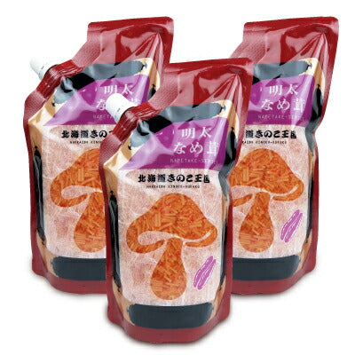 北海道名販北海道きのこ王国明太なめ茸400g《あす楽》