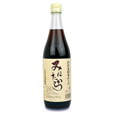 小笠原味淋醸造 三河本格本みりん みねたから 720ml 三年熟成 糖類無